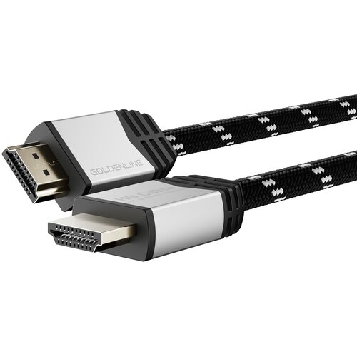 Kabel HDMI - HDMI 4K GOLDENLINE V2.0B