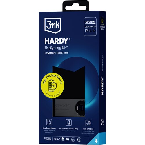 Powerbank 3MK Hardy MagSynergy Ni+