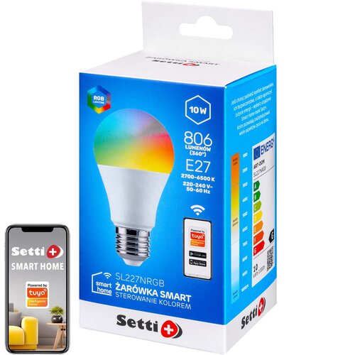 Inteligentna żarówka LED SETTI+ SL227NRGB 10W